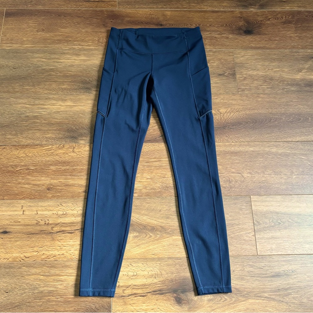 Lululemon Navy Blue Leggings - Picture 2 of 9
